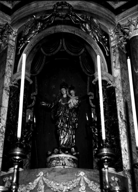 Madonna con Bambino (statua) di Viganò Pietro (sec. XVIII)