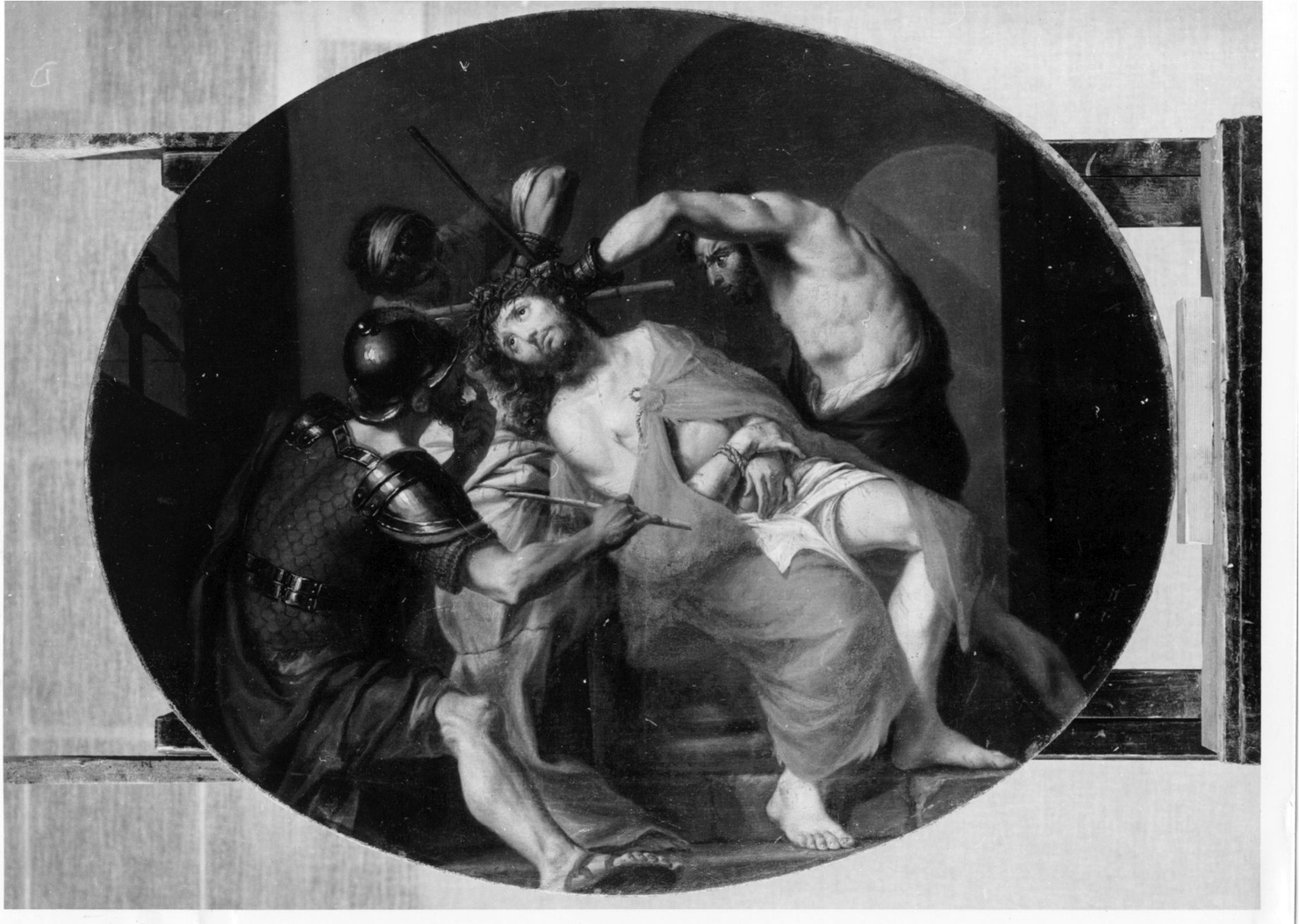 Mistero ottavo: Incoronazione di spine (dipinto) di Callani Gaetano (sec. XVIII)