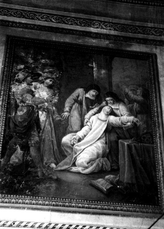 La Beata Stefana riceve le stimmate (dipinto, elemento d'insieme) di Bresciani Antonio (sec. XVIII)