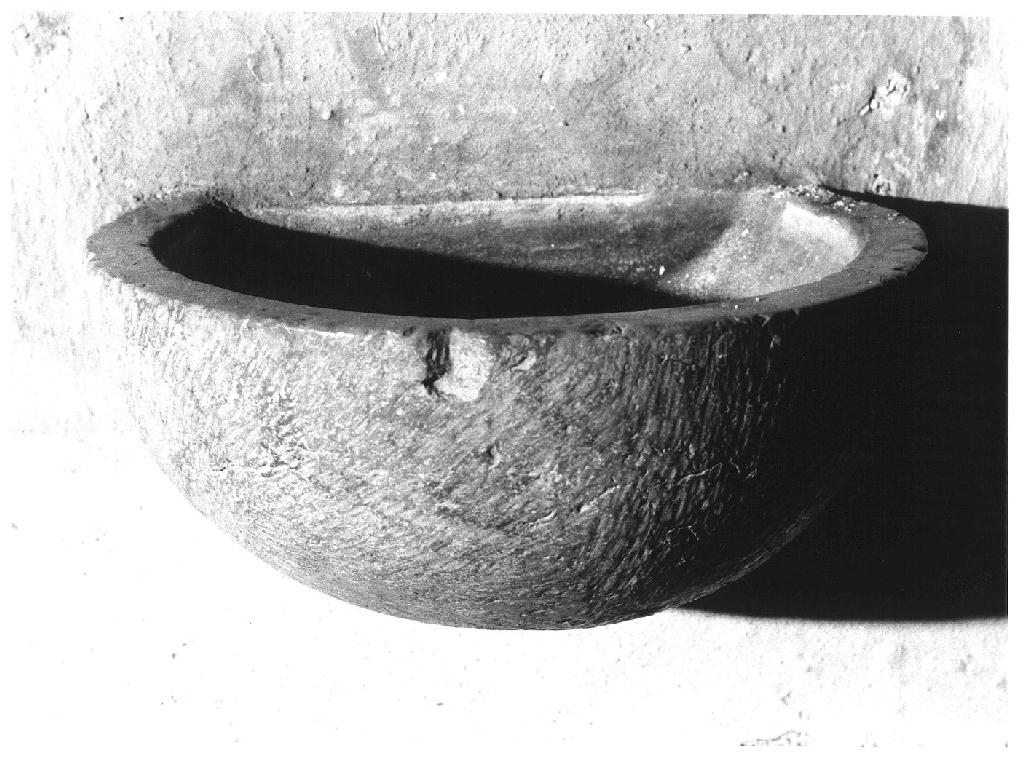 acquasantiera da parete - ambito parmense (primo quarto sec. XIX)