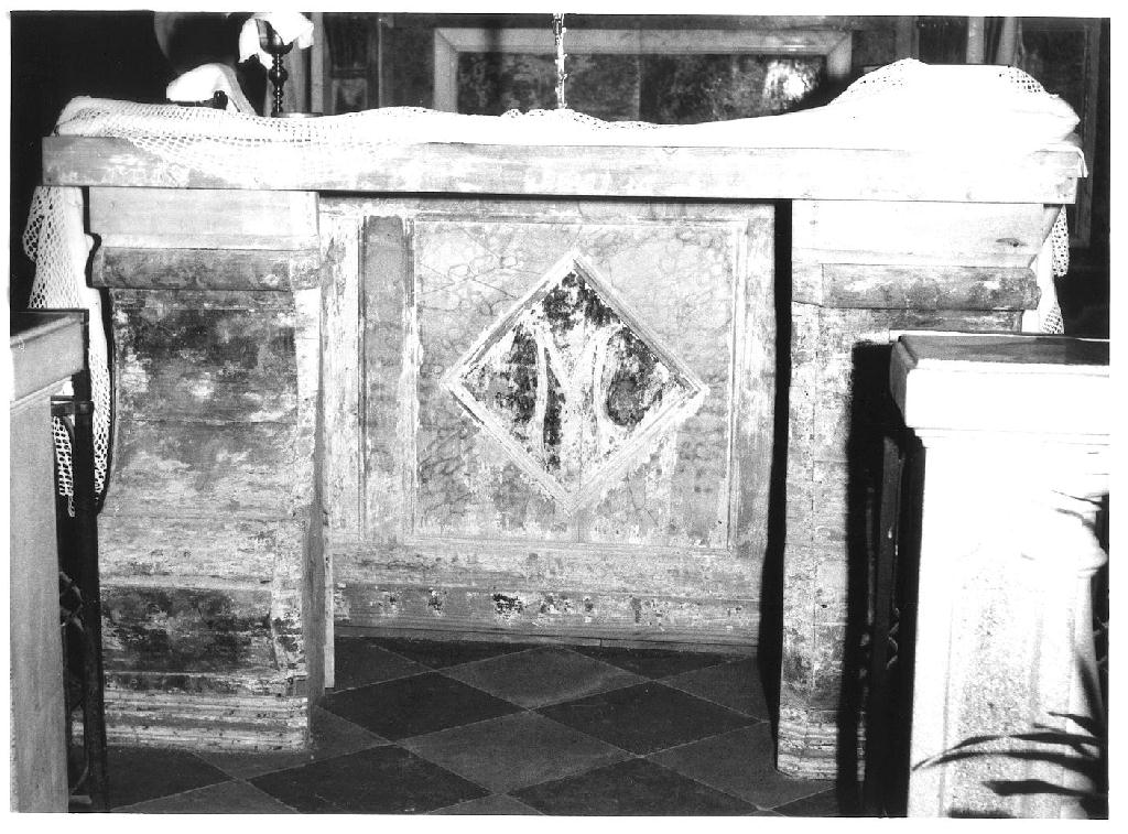 altare - a mensa - ambito parmense (seconda metà sec. XVIII)