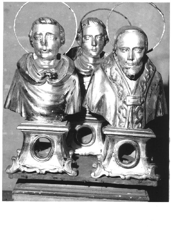 reliquiario - a busto, serie - ambito parmense (sec. XVIII)