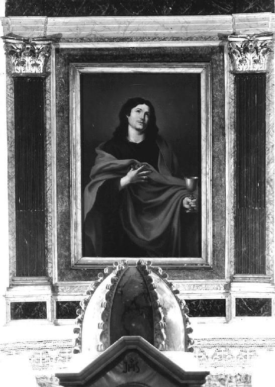 San Giovanni Evangelista (dipinto) di Pazzoni Luigi (sec. XIX)