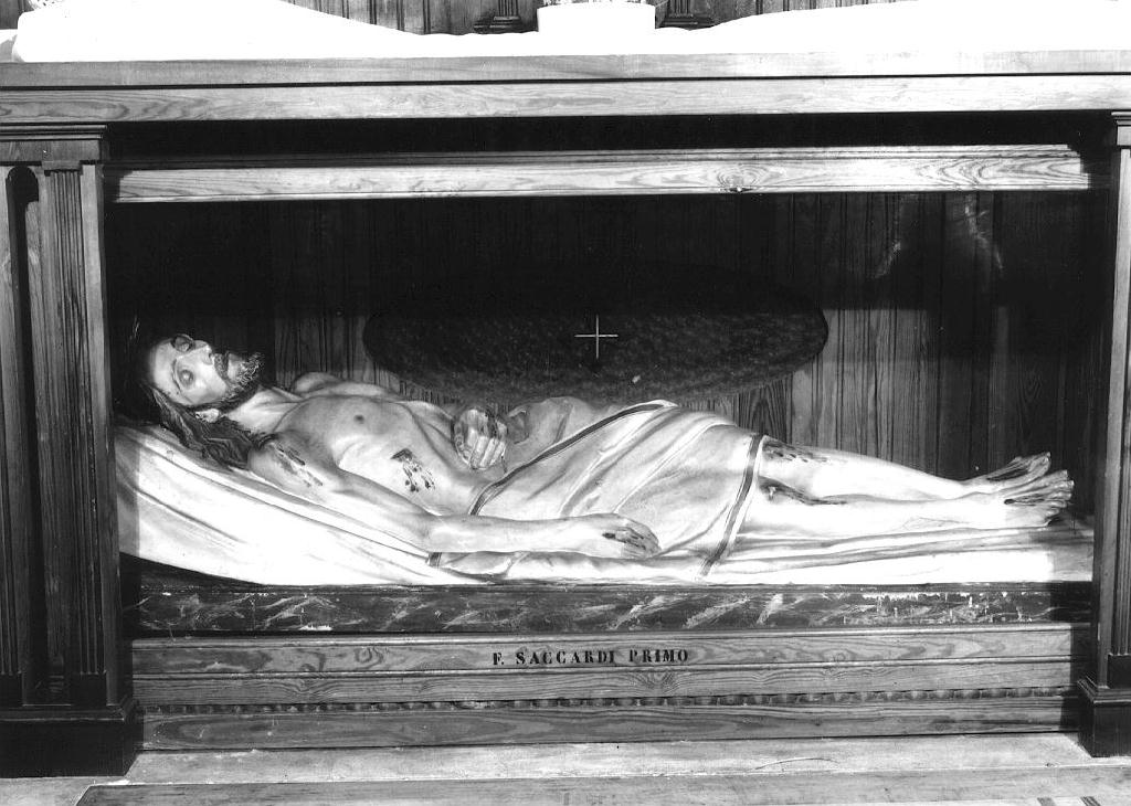Cristo morto (statua) - ambito Italia settentrionale (sec. XVIII)