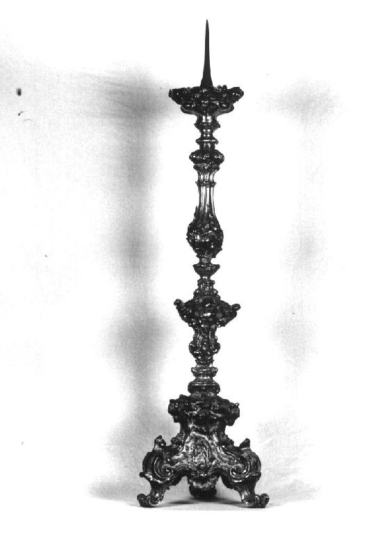 candeliere d'altare, serie di Perini Pietro (sec. XVIII)