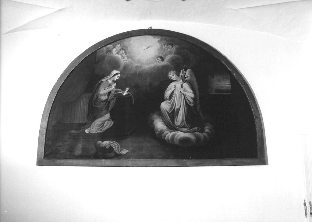 Annunciazione (dipinto) di Bozzini Candida Luigia (fine sec. XIX)