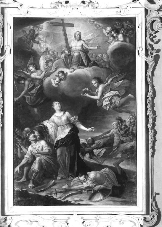 Martirio di Santa Caterina d'Alessandria (dipinto) di Borgnis Giuseppe, Borgnis Antonio (sec. XVIII)
