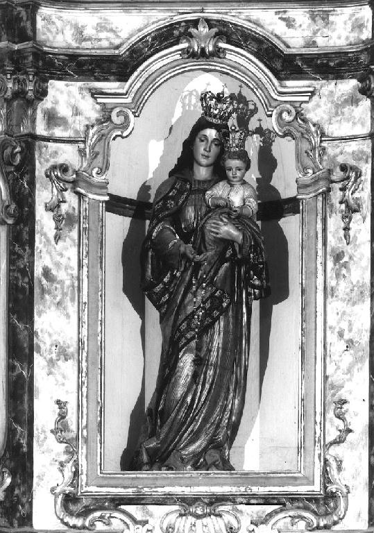 Madonna con Bambino (statua) - manifattura della Val Gardena (fine sec. XIX)