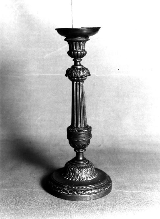 candelabro, serie - ambito parmense (prima metà sec. XIX)