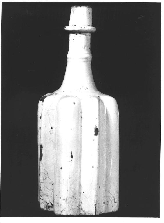 bottiglia - manifattura parmense (seconda metà sec. XVIII)