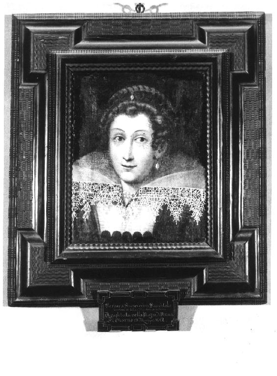ritratto di Barbara Sanseverino Sanvitale (dipinto) - ambito parmense (terzo quarto sec. XVI)