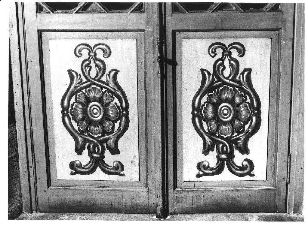 porta finestra, serie - ambito parmense (prima metà sec. XVIII)
