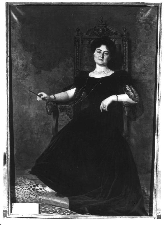 ritratto di Albertina Sanvitale (dipinto) di Vandelli A (inizio sec. XX)