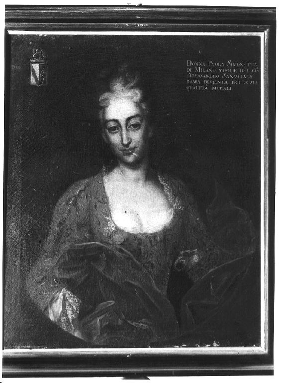 ritratto di dama (dipinto) - ambito emiliano (primo quarto sec. XVIII)