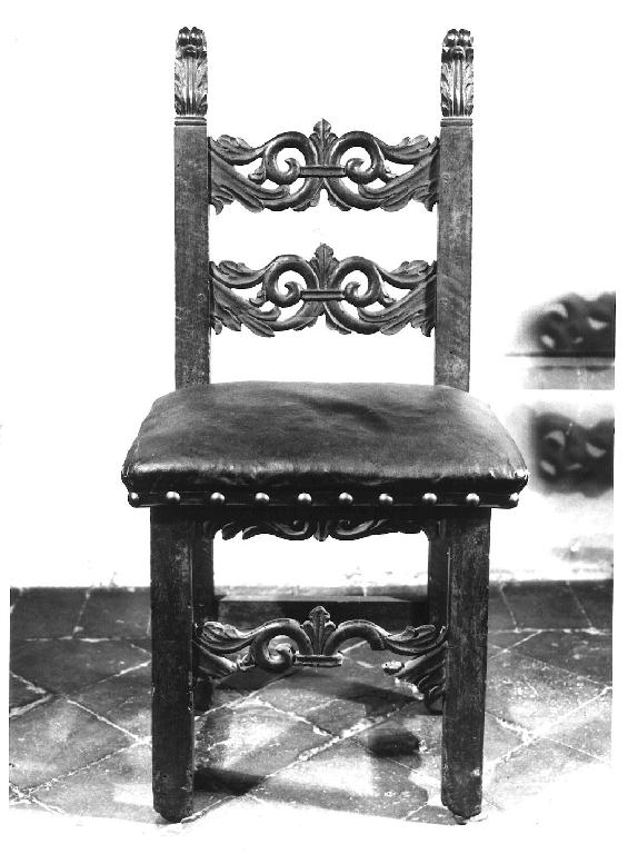 sedia - ambito parmense (seconda metà sec. XVII)