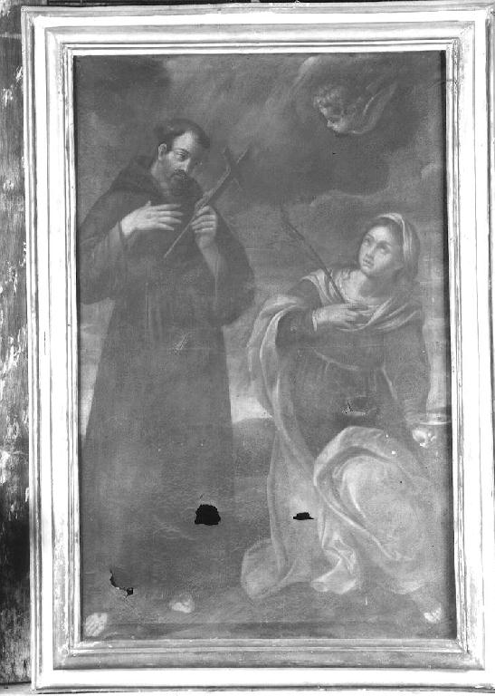 San Francesco e Santa Lucia (dipinto) - ambito emiliano (sec. XVIII)