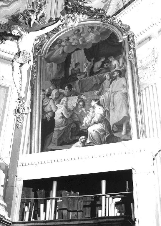 Nascita di San Giovanni Battista (dipinto) di Bresciani Antonio (maniera) (seconda metà sec. XVIII)