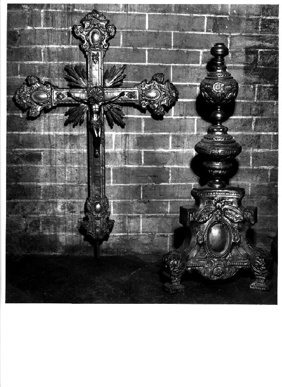 croce d'altare - ambito parmense (terzo quarto sec. XVIII)