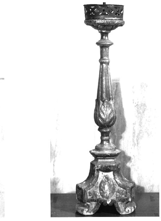candelabro, serie - ambito parmense (sec. XVIII)