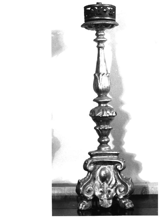 candelabro, serie - ambito parmense (sec. XVIII)