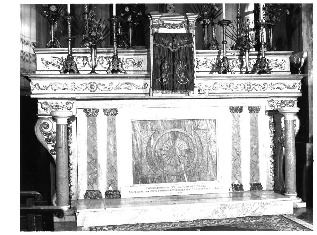 altare - ambito parmense (inizio sec. XX)