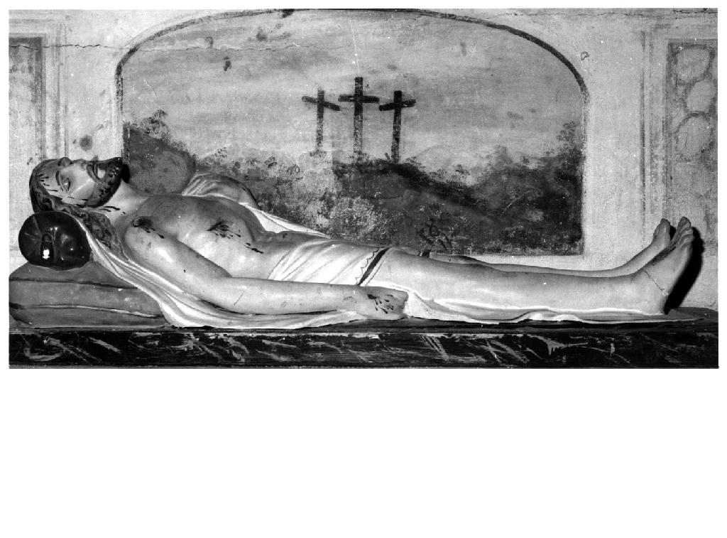 Cristo morto (statua) - produzione Italia settentrionale (sec. XX)