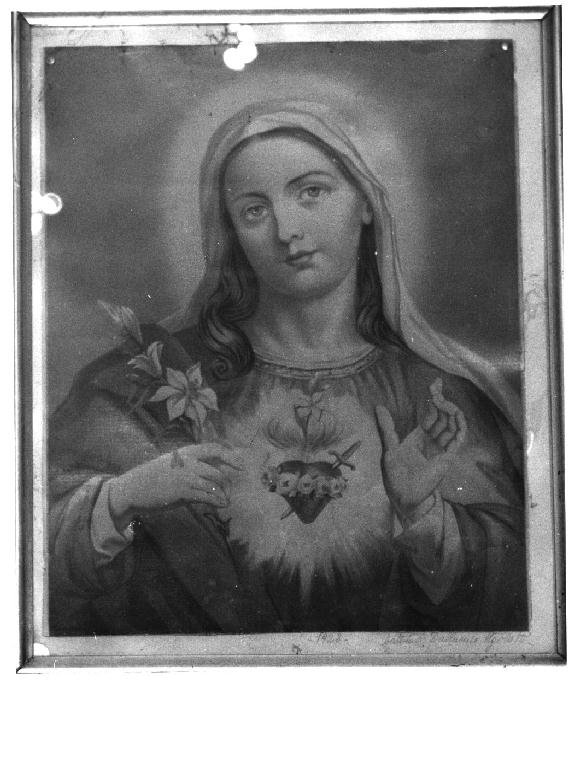 Madonna del Sacro Cuore (dipinto) di Ugolotti Eugenio (sec. XX)