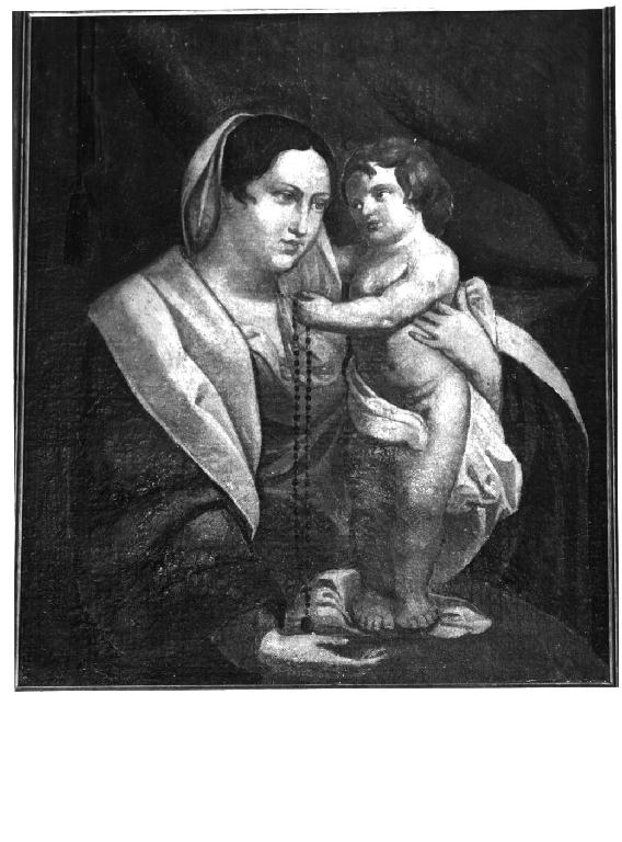 Madonna del Rosario con Bambino (dipinto) - ambito parmense (sec. XIX)