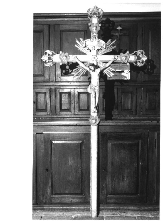 croce processionale - ambito parmense (sec. XVIII)