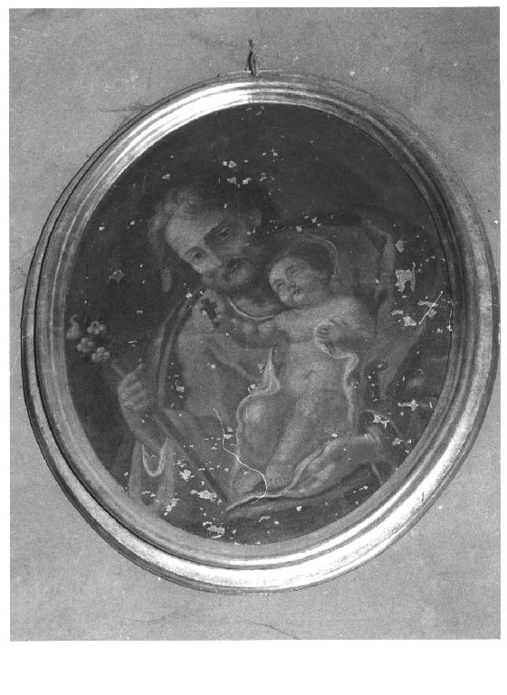 San Giuseppe e Gesù Bambino (dipinto) - ambito parmense (sec. XVIII)