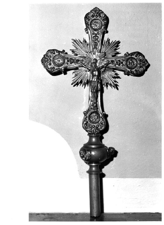 croce processionale - ambito Italia settentrionale (sec. XIX)
