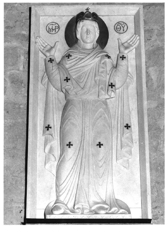 Madonna greca, Madonna orante (rilievo) - produzione Italia settentrionale (sec. XX)
