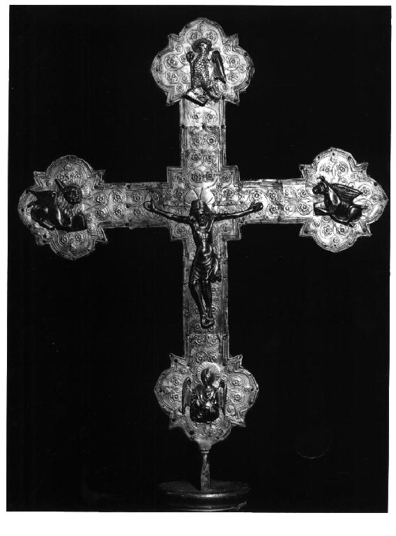 croce processionale - ambito Italia settentrionale (secc. XV/ XVI)