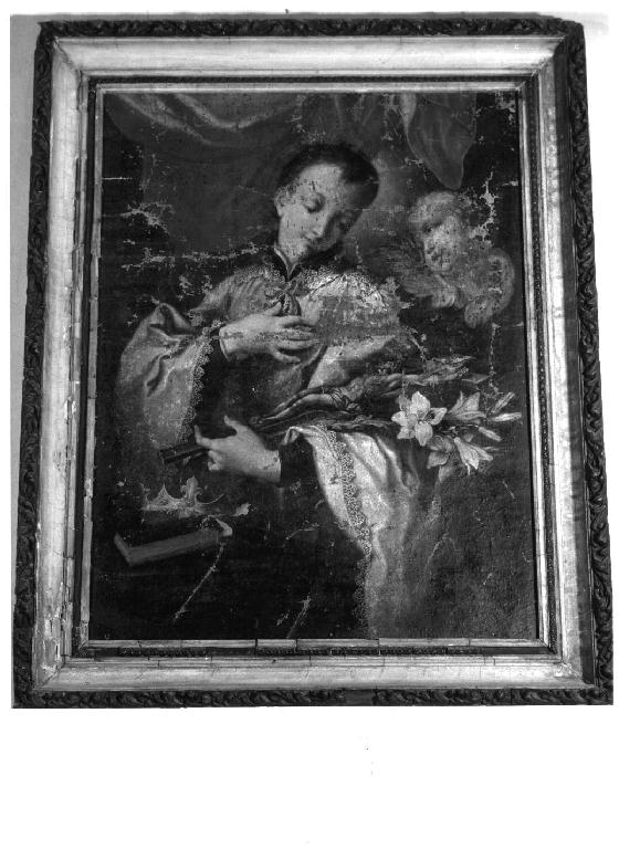 San Luigi Gonzaga (dipinto) di Casana Luca (sec. XVIII)