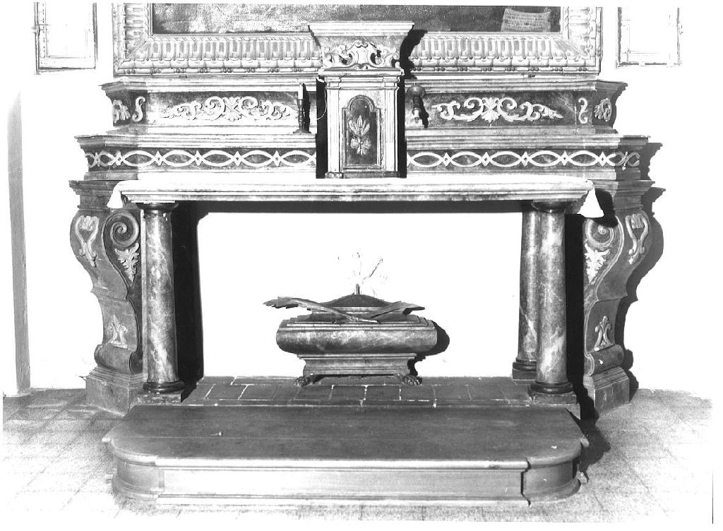 altare - ambito parmense (metà sec. XVIII)