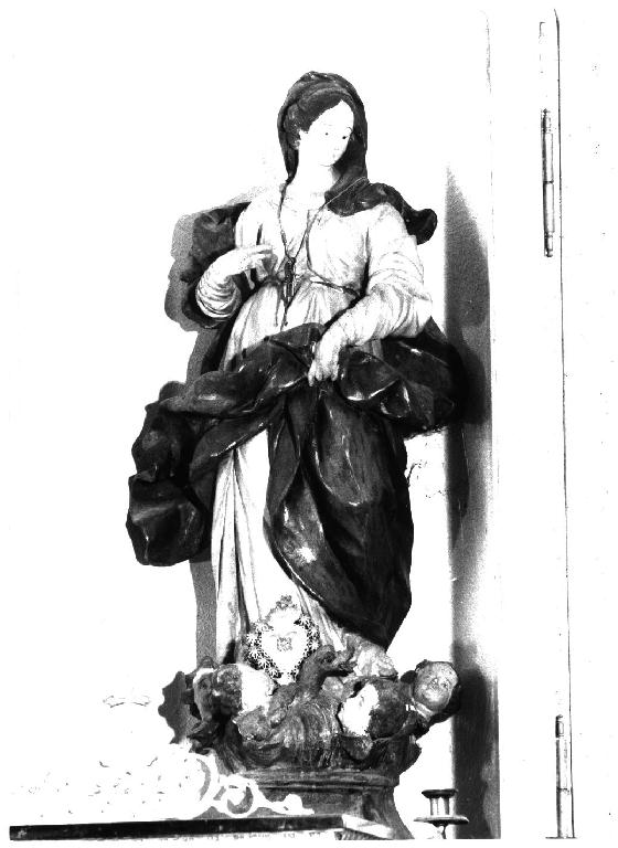 Madonna (statua) - ambito emiliano (fine/inizio secc. XVIII/ XIX)