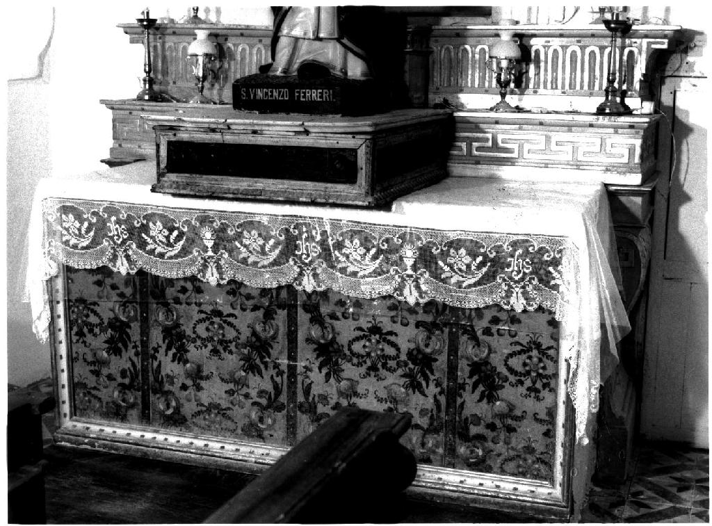 altare - ambito parmense (fine sec. XVIII)