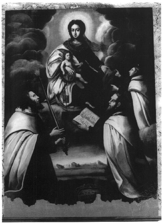 Madonna del Carmelo e santi (dipinto) - ambito cremonese (seconda metà sec. XVII)