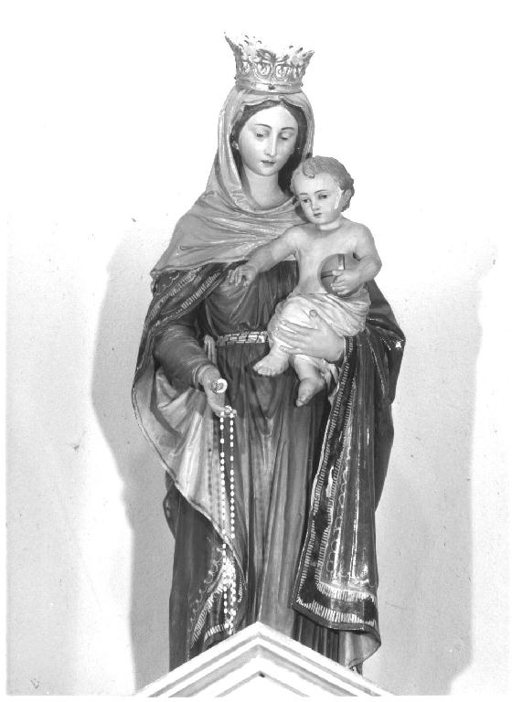 Madonna con Bambino (statua) - ambito Italia settentrionale (fine sec. XIX)
