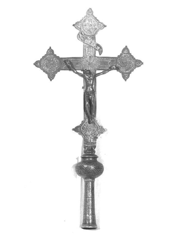 croce processionale - ambito emiliano (inizio sec. XVII)