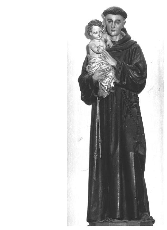 Sant'Antonio da Padova col Bambino (statua) - produzione alto (fine/inizio secc. XIX/ XX)