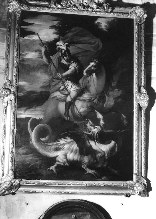 San Giorgio e il drago (dipinto) di Monti Francesco detto Brescianino (sec. XVII)