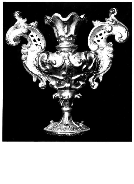 vaso d'altare per composizione floreale, serie - ambito parmense (metà sec. XVIII)