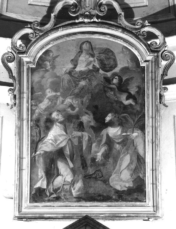 Madonna Assunta con San Biagio e Sant' Agata (dipinto) - ambito romano (prima metà sec. XVIII)