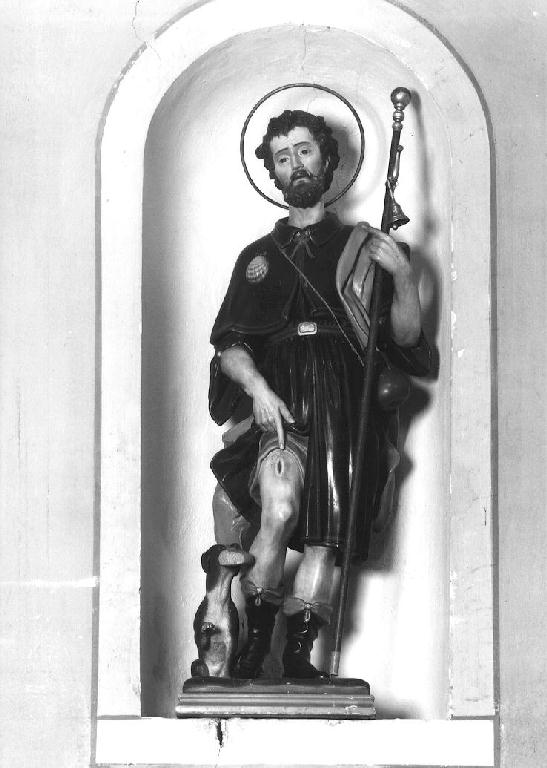 San Rocco (statua) - produzione Italia settentrionale (metà sec. XVIII)