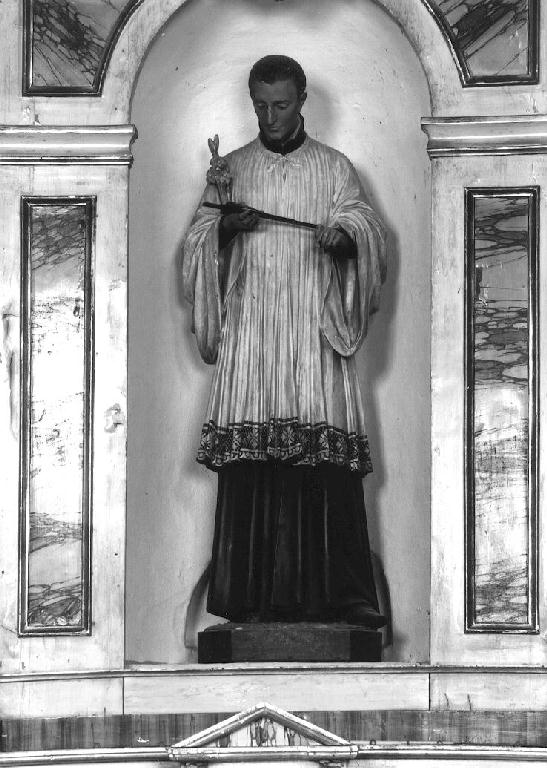 San Luigi Gonzaga (statua) - ambito Italia settentrionale (prima metà sec. XX)