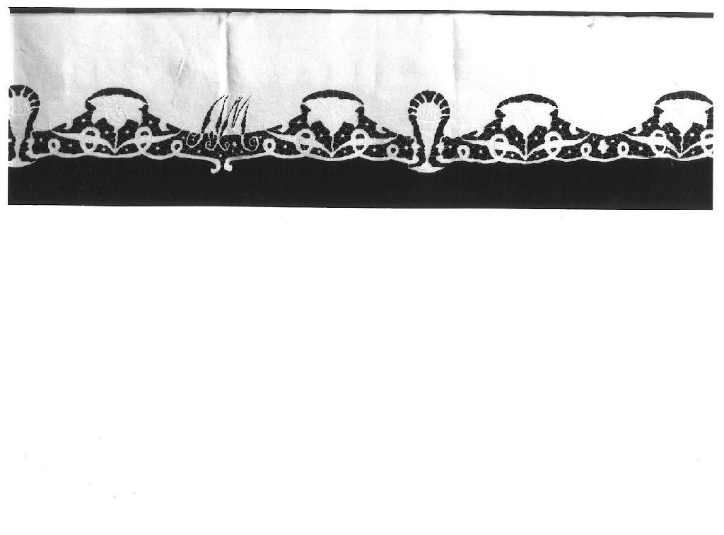 tovaglia d'altare - manifattura parmense (secc. XIX/ XX)