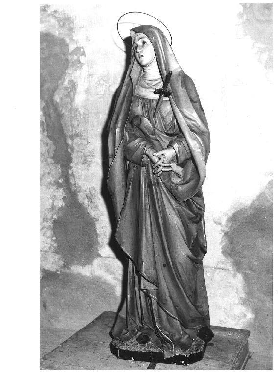 Madonna Addolorata (statua, opera isolata) - ambito Italia settentrionale (sec. XIX)