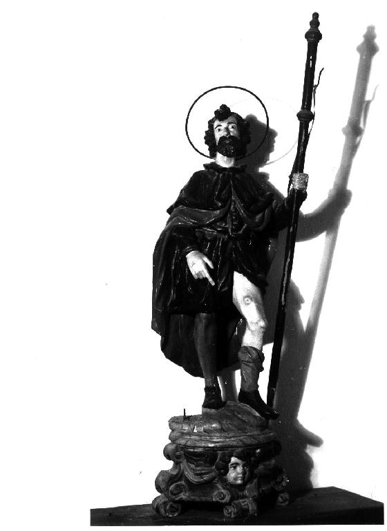 San Rocco (statua, opera isolata) - ambito parmense (sec. XVIII)