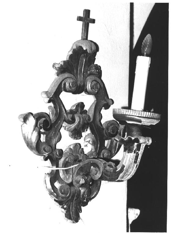 candeliere da parete, serie - ambito parmense (prima metà sec. XVIII)